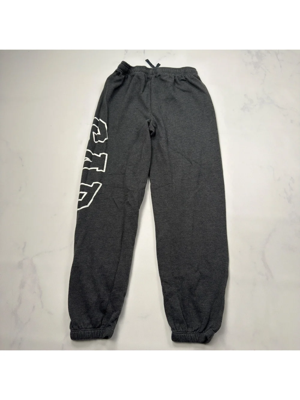 GAP Sweatpants Charcoal Logo Elastic Cuffs - Boys XXL